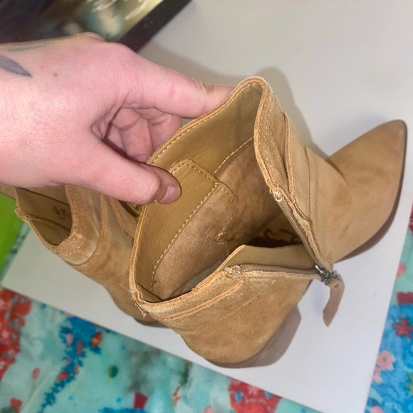 NIB Sam Edelman Leonia Suede Ankle Boots 7 $190 - Picture 13 of 16